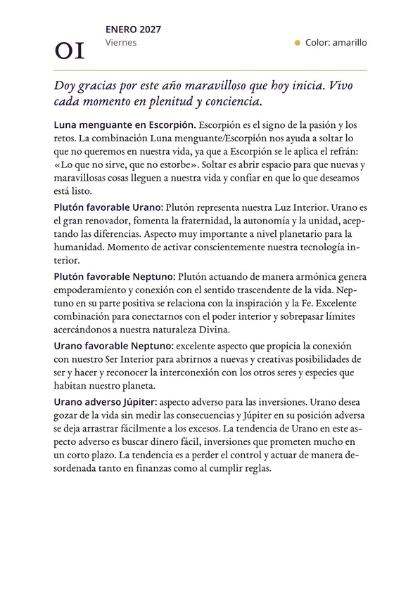 Página 15 del libro: 1 de enero